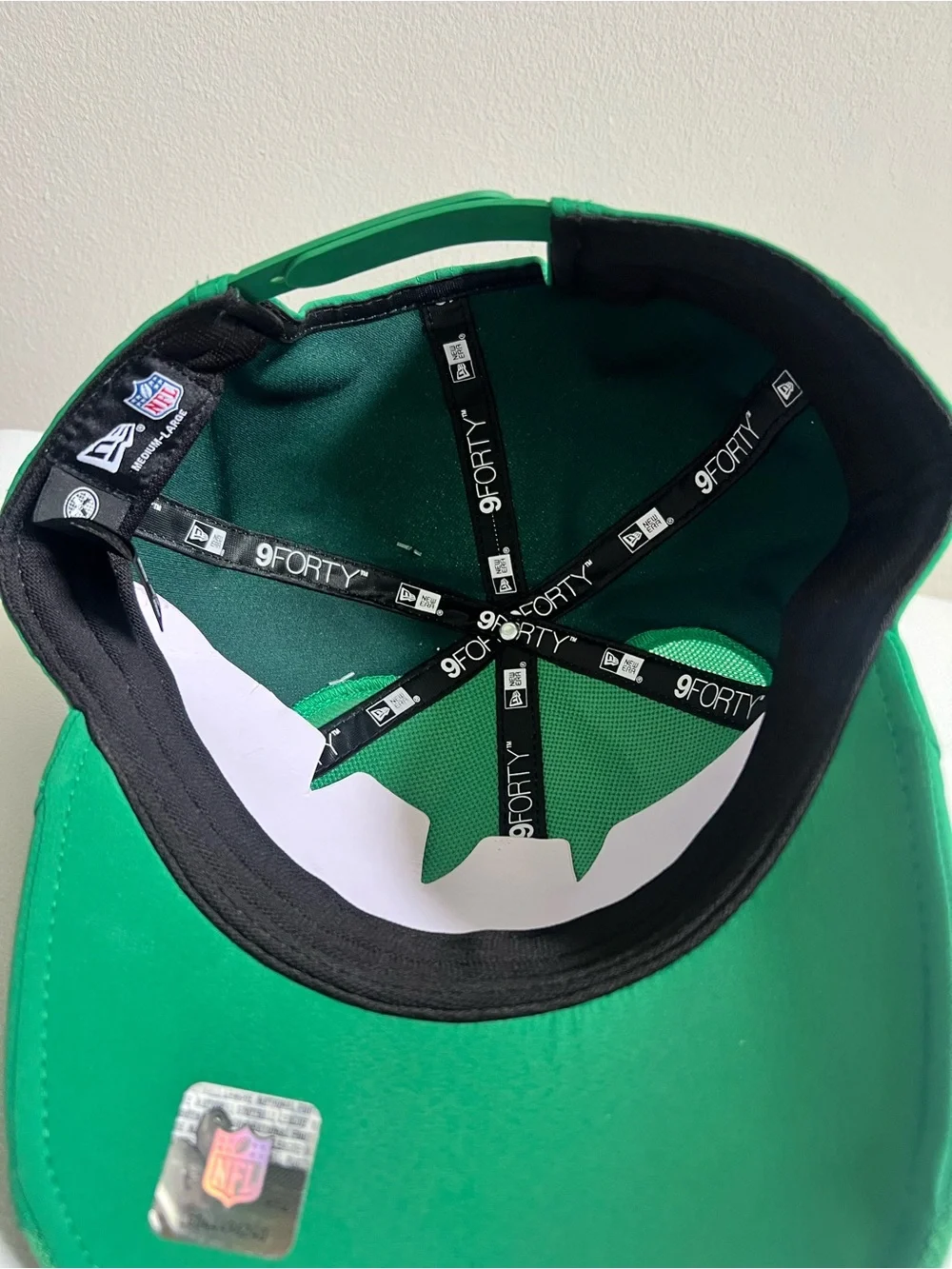 Philadelphia Eagles Green New Era 9FORTY Stretch-Snap Hat NEW!!